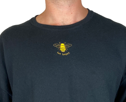 Bee Happy Hoodie / Crew