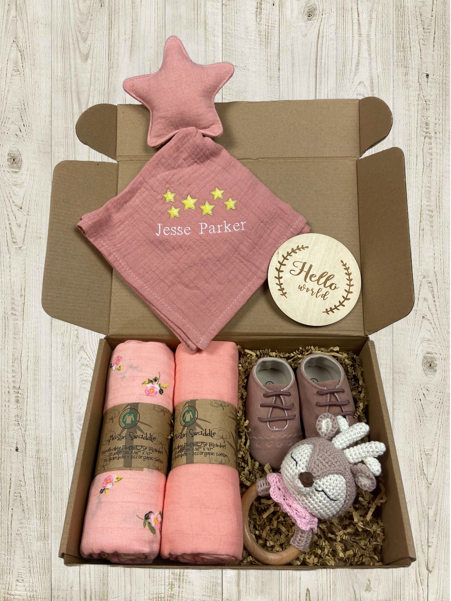 Personalized Baby Gift Set with 6 Pieces