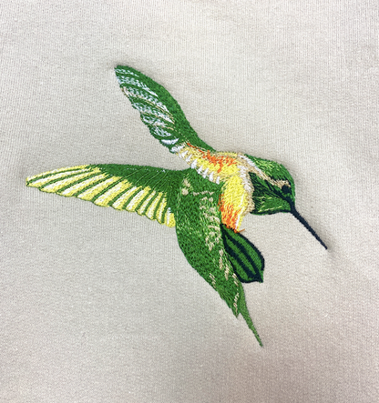 Realistic Hummingbird Hoodie / Crew